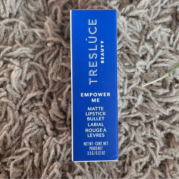 NWT! Tresluce Beauty Empower Me Matte Lipstick in Nudey Pink - Picture 1 of 6